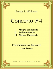 トランペット協奏曲・No.4（アーネスト・ウィリアムズ）（トランペット+ピアノ）【Concerto #4】