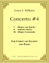 トランペット協奏曲・No.4（アーネスト・ウィリアムズ）（トランペット+ピアノ）【Concerto #4】