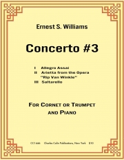 トランペット協奏曲・No.3（アーネスト・ウィリアムズ）（トランペット+ピアノ）【Concerto #3】