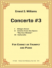 トランペット協奏曲・No.3（アーネスト・ウィリアムズ）（トランペット+ピアノ）【Concerto #3】