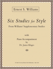 スタイルの6つの練習曲（アーネスト・ウィリアムズ）（トランペット+ピアノ）【Six Studies for Style】