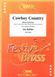 カウボーイ・カントリー（ジョー・ベリーニ）（金管五重奏）【Cowboy Country】