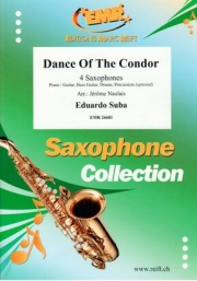 コンドルの踊り（エドゥアルド・スーバ）（サックス四重奏）【Dance of the Condor】