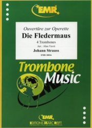 「こうもり」序曲（ヨハン・シュトラウス2世）（トロンボーン四重奏）【Die Fledermaus】