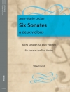 6つのソナタ (ジャン＝マリー・ルクレール)   (ヴァイオリンニ重奏)【6 Sonaten】
