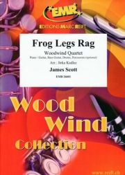 フロッグ・レッグ・ラグ（ジェームズ・スコット）（木管四重奏）【Frog Legs Rag】