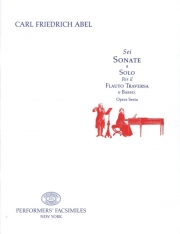 6つのソナタ（カール・フリードリヒ・アーベル）（フルート+ピアノ）【Sei Sonate】
