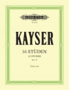 36の練習曲・Op.20（ハインリヒ・エルンスト・カイザー） (ヴァイオリン）【36 Etuden Op. 20】