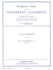 クラシック協奏曲・No.6・Op.70 (シャルル・オーギュスト・ド・ベリオ) (ヴァイオリン+ピアノ）【Concertos Classiques No. 6, Op. 70】