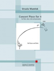 演奏会用小品（ウルズラ・マムロク） (ミックス四重奏)【Concert Piece for 4】