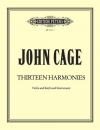 13のハーモニー「アパートメントハウス1776」より（ジョン・ケージ）（ヴァイオリン+ピアノ）【Thirteen Harmonies (from APARTMENT HOUSE 1776)】