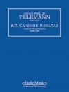 6つのカノン風ソナタ （テレマン）（サックス二重奏）【Six Canonic Sonatas】
