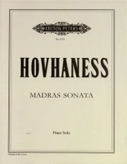 マドラス・ソナタ・Op.176（アラン・ホヴァネス）（ピアノ）【Madras Sonata Op. 176】