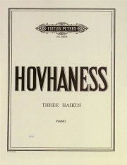 3つの俳句・Op.113（アラン・ホヴァネス）（ピアノ）【Three Haikus Op. 113】
