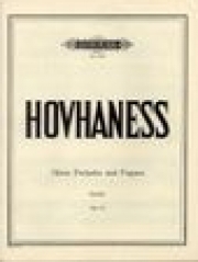 3つの前奏曲とフーガ・Op.10（アラン・ホヴァネス）（ピアノ）【Three Preludes and Fugues Op. 10】