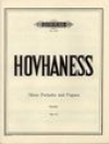 3つの前奏曲とフーガ・Op.10（アラン・ホヴァネス）（ピアノ）【Three Preludes and Fugues Op. 10】