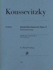 協奏曲・No.3（セルゲイ・クーセヴィツキー）（ストリングベース+ピアノ）【Double Bass Concerto Op.3】