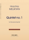 木管五重奏曲・No.1（フラチヤ・メリクヤン）（木管五重奏）【Quintet N° 1】