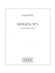 ソナタ・No.1（イヴァン・ジェヴティック） (チェロ+ピアノ）【Sonate N01】