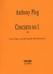 ホルン協奏曲・No.1（アンソニー・プログ）（ホルン+ピアノ）【Horn Concerto No. 1】