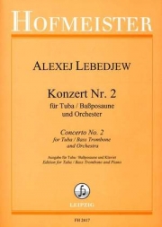 協奏曲第二番（アレクセイ・レベデフ）（バストロンボーン+ピアノ）【Concerto No. 2】