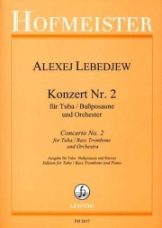 協奏曲第二番（アレクセイ・レベデフ）（テューバ+ピアノ）【Concerto No. 2】