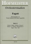 バスーンのためのオーケストラ・スタディー・Vol.13（バスーン）【Orchesterstudien fur Fagott, Heft 13】