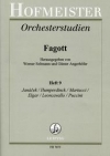 バスーンのためのオーケストラ・スタディー・Vol.9（バスーン）【Orchesterstudien fur Fagott, Heft 9】