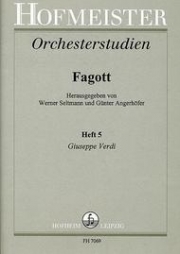 バスーンのためのオーケストラ・スタディー・Vol.5（バスーン）【Orchesterstudien fur Fagott, Heft 5】