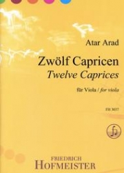 12のカプリス（アタール・アラッド）（ヴィオラ）【12 Capricen】