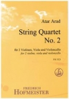 弦楽四重奏曲・No.2（アタール・アラッド）（弦楽四重奏）【String Quartett No. 2】