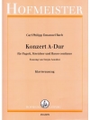 バスーン協奏曲・イ長調（カール・フィリップ・エマヌエル・バッハ）（バスーン+ピアノ）【Konzert A-Dur】