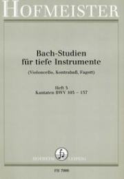 バッハ・スタディー・Vol.3（バッハ）（チェロ）【Bach-Studien fur Waldhorn, Heft 3】