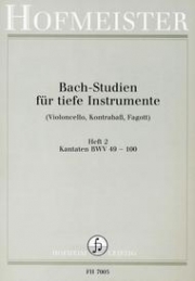 バッハ・スタディー・Vol.2（バッハ）（ストリングベース）【Bach-Studien fur Waldhorn, Heft 2】