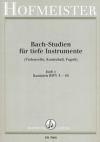 バッハ・スタディー・Vol.1（バッハ）（バスーン）【Bach-Studien fur Waldhorn, Heft 1】
