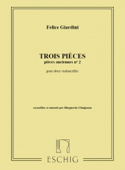 3つの小品（フェリーチェ・ジャルディーニ） (チェロ二重奏)【3 Pieces】