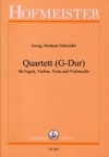 四重奏曲・ト長調（ゲオルグ・アブラハム・シュナイダー）（ミックス四重奏）【Quartett (G-Dur)】