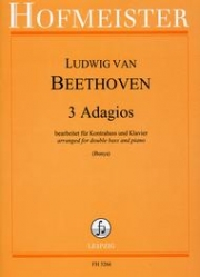 3つのアダージョ（ベートーヴェン）（ストリングベース+ピアノ）【3 Adagios】