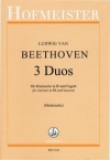 3つのデュオ（ベートーヴェン）（木管二重奏）【3 Duos】
