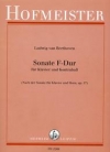 ソナタ・ヘ長調（ベートーヴェン）（ストリングベース+ピアノ）【Sonate F-Dur】
