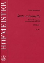 荘厳な組曲（オルトウィン・ベニングホフ）（金管五重奏）【Suite Solennelle】