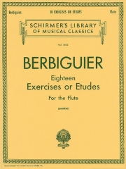 18のエクササイズと練習曲（ブノワ・トランキル・ベルビエール）（フルート）【Eighteen Exercises or Etudes】