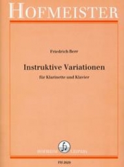 インストラクティヴ変奏曲（フリードリヒ・ベール）（クラリネット+ピアノ）【Instruktive Variationen Nach dem "Air variee"】