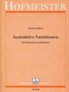 インストラクティヴ変奏曲（フリードリヒ・ベール）（クラリネット+ピアノ）【Instruktive Variationen Nach dem "Air variee"】