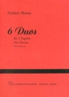 6つのデュオ・Vol.2（フレデリック・ブラジウス）（バスーン二重奏）【6 Duos, Teil 2: Duos 4-6】