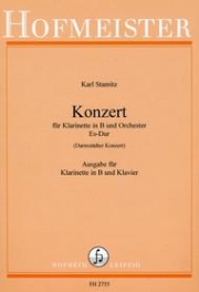 クラリネット協奏曲・変ホ長調（カール・シュターミッツ）（クラリネット+ピアノ）【Konzert Es-Dur】