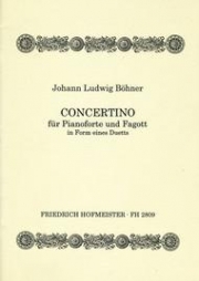 コンチェルティーノ・Op.132（ヨハン・ルートヴィヒ・ベーナー）（バスーン+ピアノ）【Concertino Op. 132】