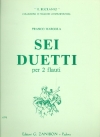 6つのデュエット（フランコ・マルゴーラ）（フルート二重奏）【6 Duetti】