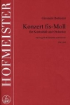 協奏曲・嬰へ短調（ジョヴァンニ・ボッテジーニ）（ストリングベース+ピアノ）【Konzert Fis-Moll】