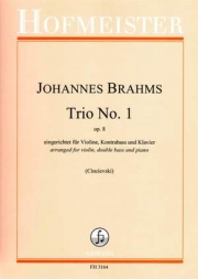 トリオ・No.1・Op.8（ヨハネス・ブラームス）（弦楽二重奏+ピアノ）【Trio No. 1, Op. 8】
